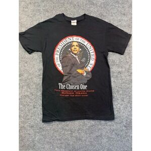 Gildan Barack Obama The Chosen One‎ 44th President Graphic T-Shirt Mens Small